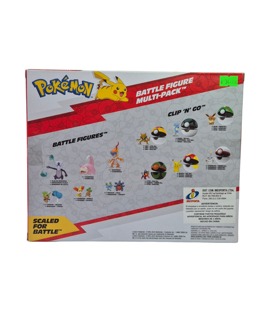 8 FIGURAS POKEMON BATTLE PACK