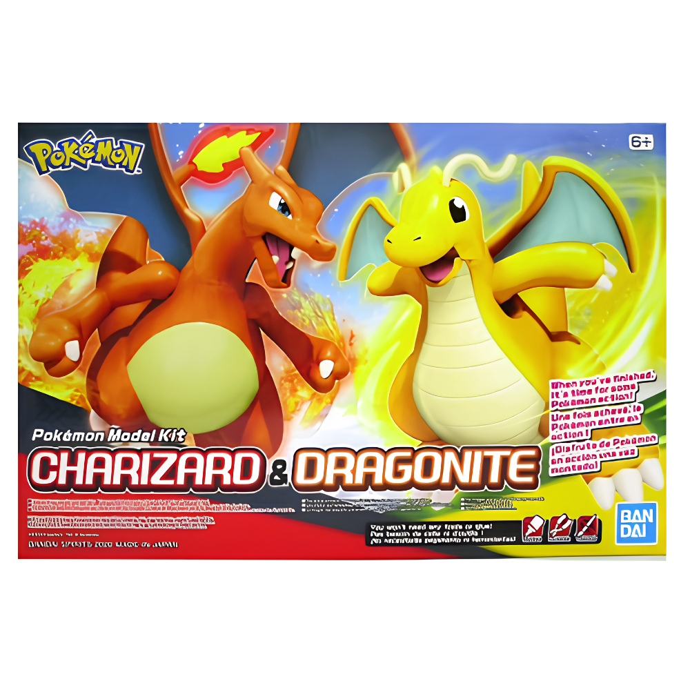 MODEL KIT POKEMON - CHARIZARD & DRAGONITE