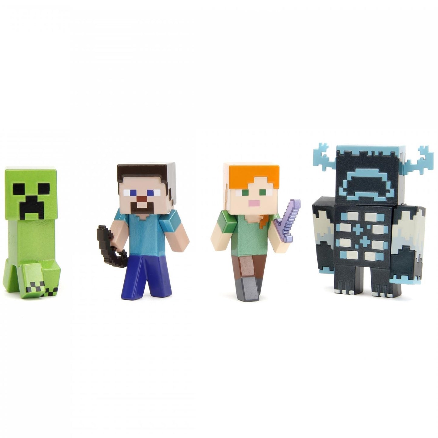 MINECRAFT - PACK 4 FIGURAS METAL 4CM