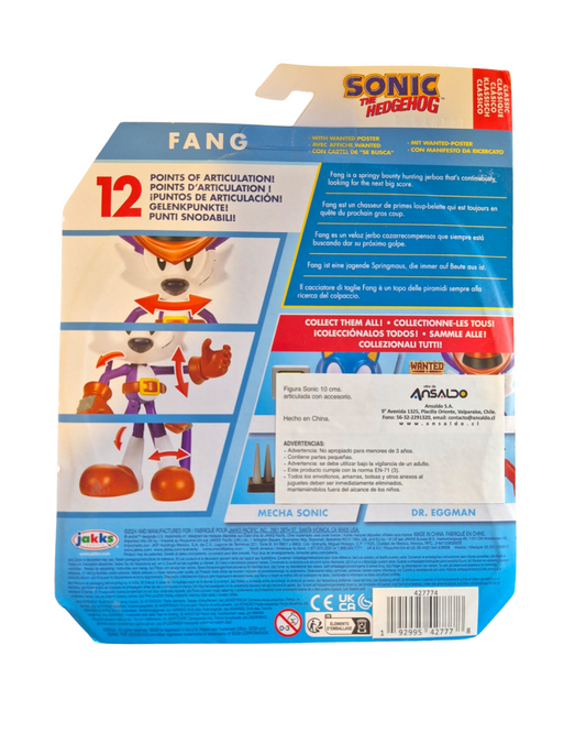 FIGURA FANG CON ACCESORIO - SONIC