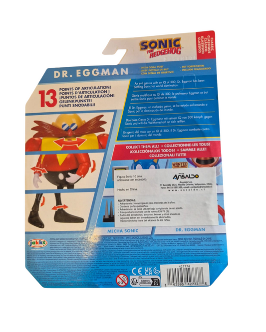 FIGURA DR. EGGMAN CON ACCESORIO - SONIC
