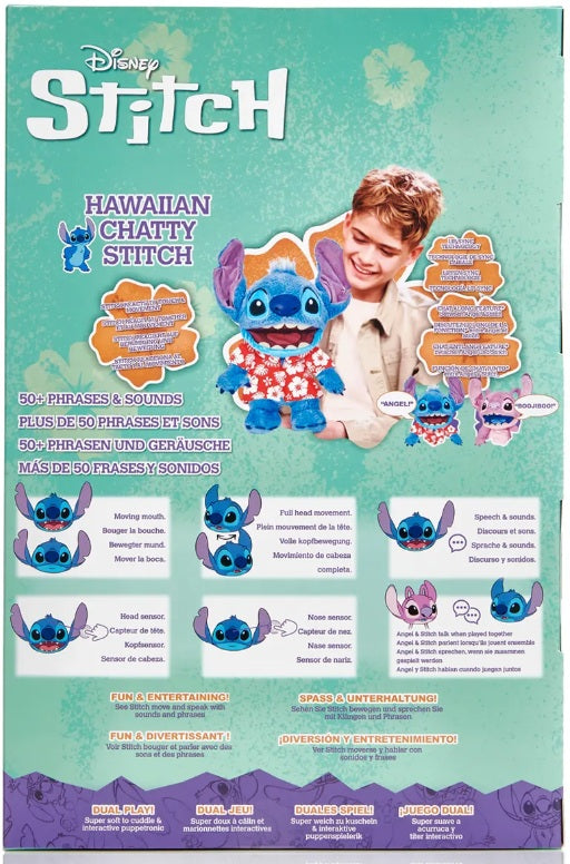 STITCH PELUCHE PUPETRONIC
