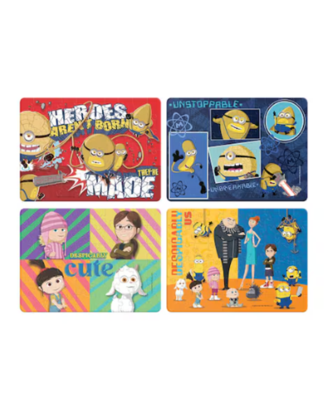 PUZZLE 4 EN 1 MI VILLANO FAVORITO 4