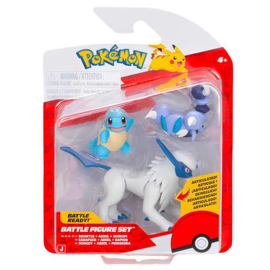 SQUIRTLE, ABSOL & SKORUPI BATTLE PACK