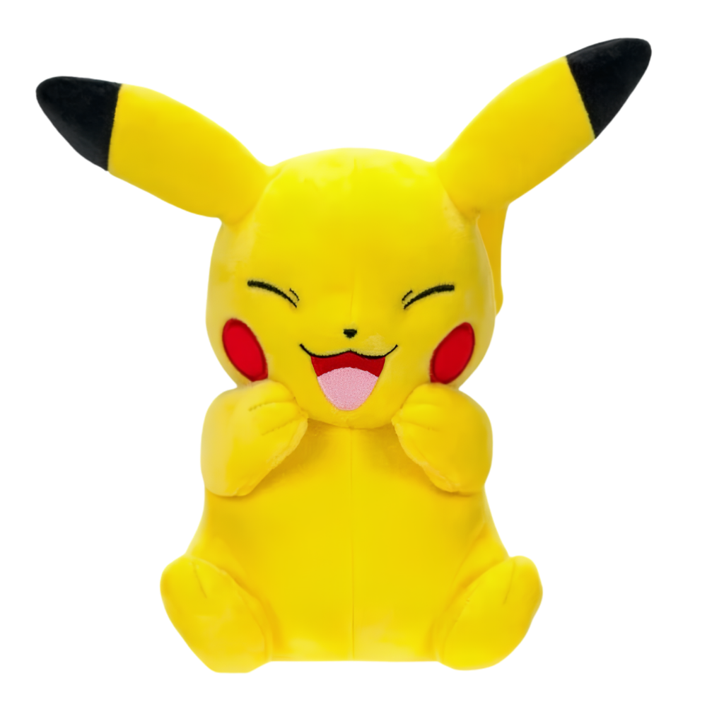 PELUCHE PIKACHU RISUEÑO 20CM - JAZWARES