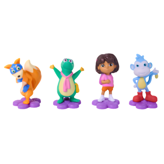 SET 4 FIGURAS DORA LA EXPLORADORA