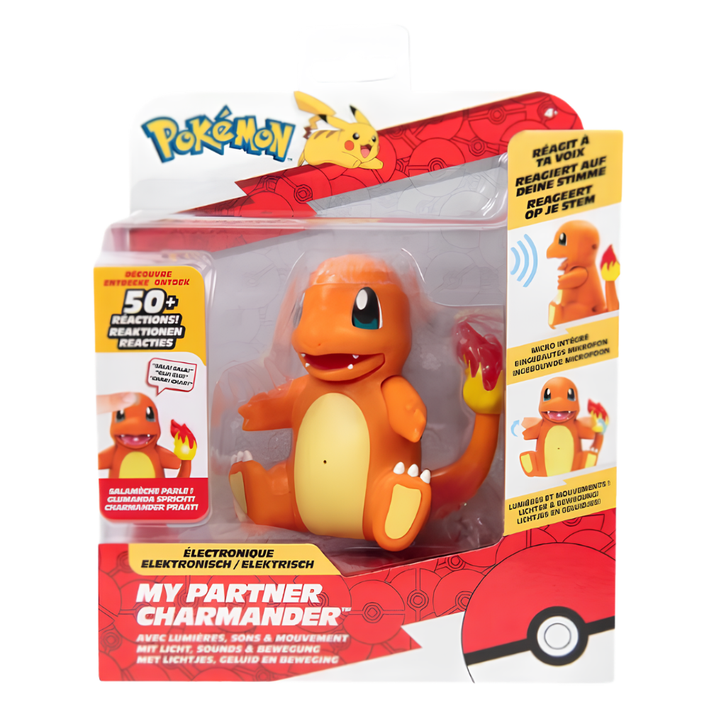 CHARMANDER DE LUJO CON SENSOR / 50 REACCIONES