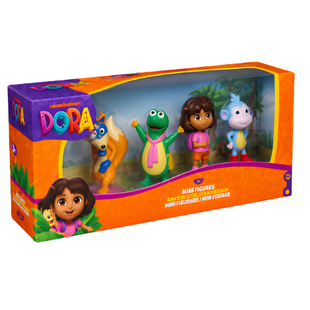 SET 4 FIGURAS DORA LA EXPLORADORA