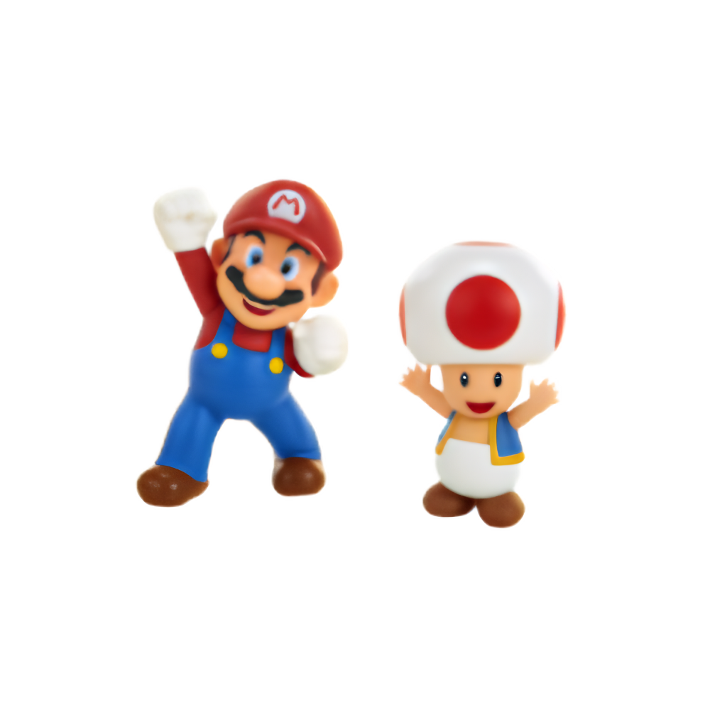 SUPER MARIO ACORN PLAINS DIORAMA SET