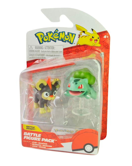 LITLEO + BULBASAUR POKEMON