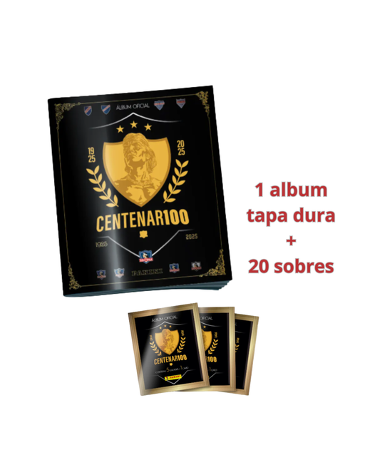 PACK ALBUM TAPA DURA COLO COLO + 20 SOBRES