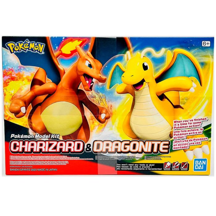 MODEL KIT POKEMON - CHARIZARD & DRAGONITE