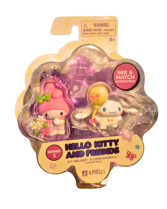 PACK 2 FIGURAS MY MELODY & CINAMOROLL