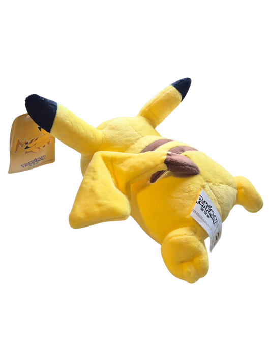 PELUCHE 20CM PIKACHU ACOSTADO - POKEMON