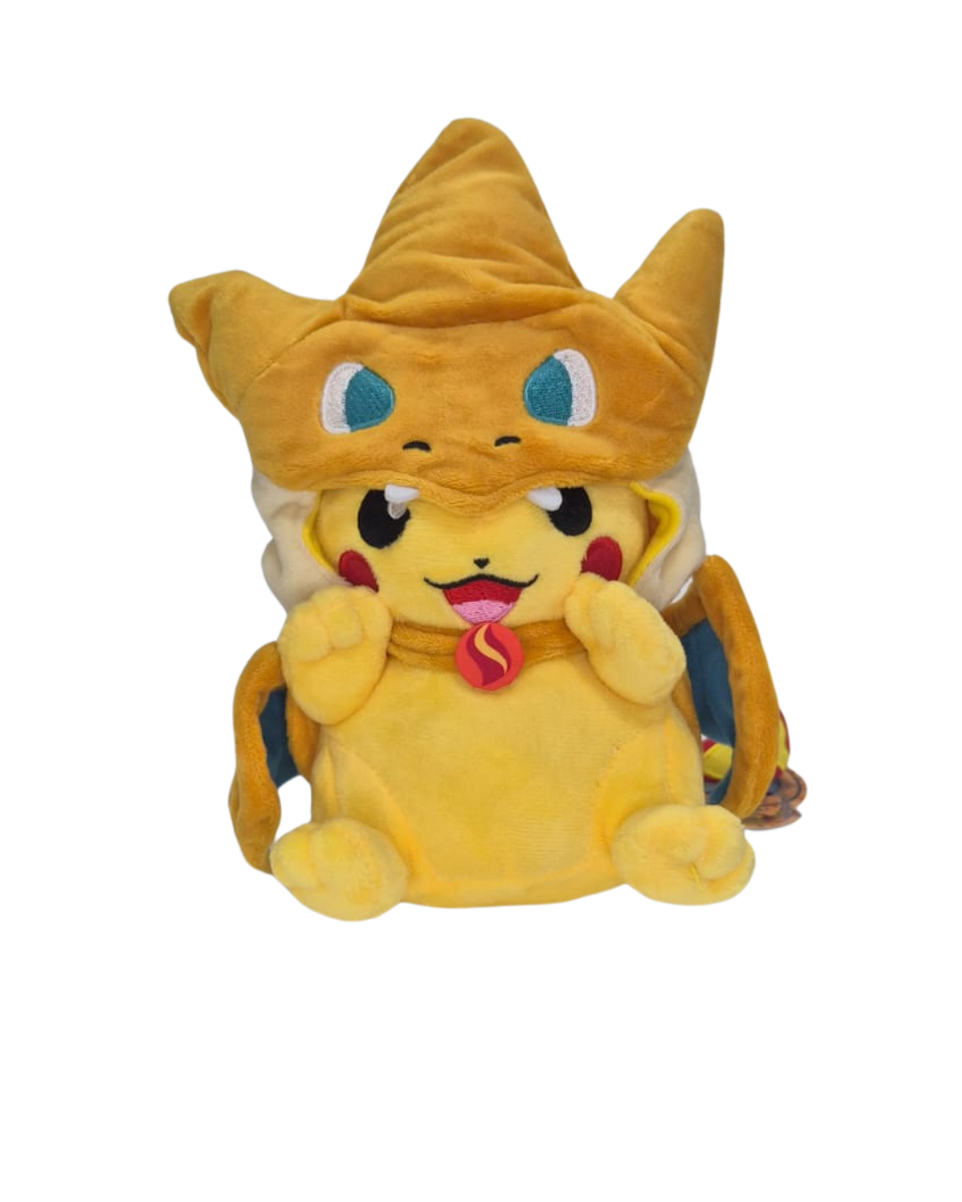 PELUCHE DE PIKACHU COSPLAY DE CHARIZARD - POKEMON