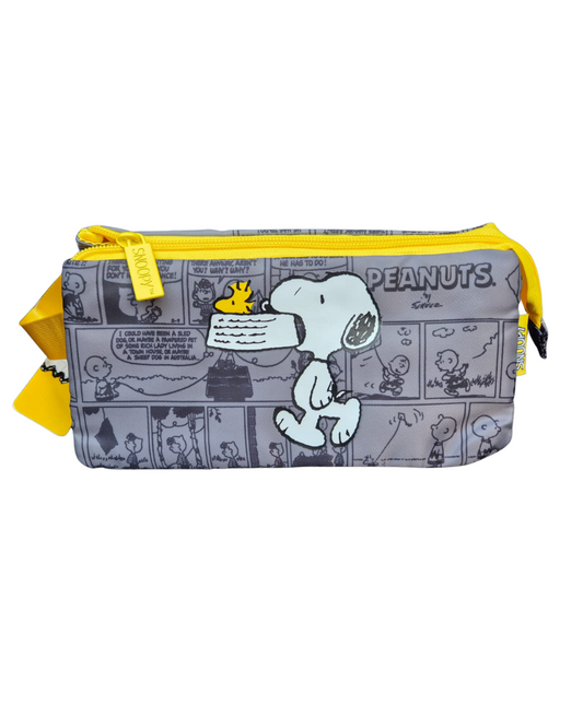 ESTUCHE CUADRUPLE DE SNOOPY